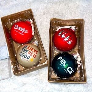 LIFE IS GOOD CHRISTMAS ORNAMENTS